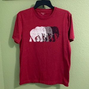 Banana Republic elephant shirt Size S